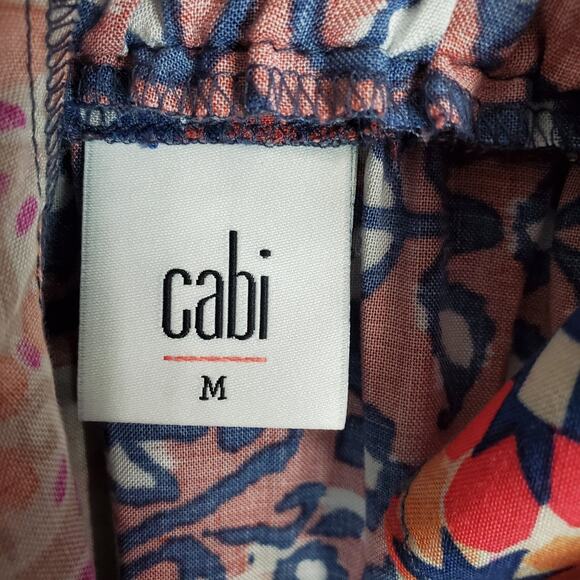 CAbi Isabel Tiered Patchwork Ruffle Bohemian Skirt Size Medium - Picture 3 of 5